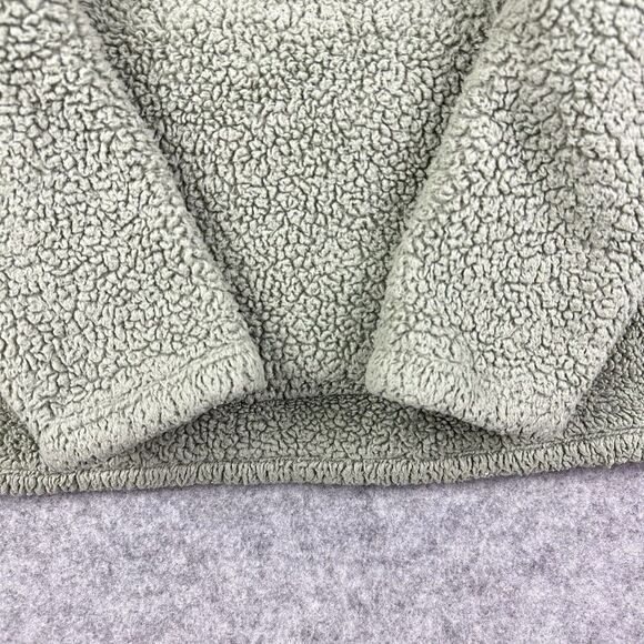 PINK Victorias Secret Hoodie Womens Med Sherpa Fleece Pullover Kangaroo Pocket - Picture 5 of 13